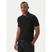 Armani Exchange für Herren. XM001285AF10366UC001 Ideal Polo (S), Schwarz, Lässig, Baumwolle, Kurzarm