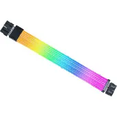 Lian Li Strimer Wireless, 2x8 pin, Schwarz, Transparent, Silikon, Thermoplastisches Elastomer (TPE), 0,34 m, 1 Stück(e)