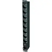 Eaton FlexPDU 8 FR, Standard, 1U, Einphasig, Rackmount, Horizontal/Vertikal, Schwarz
