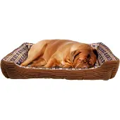LEGO Inny, Hundesofa XL 90x70x20cm bequem und weich, Braun