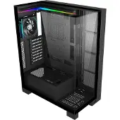 FSP U691-BP Gehäuse Full Tower mITX, mATX, ATX (BTF) Schwarz, Ultra Tower, PC, Schwarz, ATX, micro ATX, Mini-ITX, Glas, SPCC, Multi