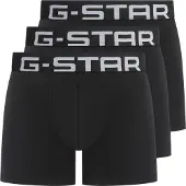 G-Star Boxershorts "Boxershort OAK Trunk 3-pack 3er Pack", Herren, Gr. XL, schwarz, Obermaterial: 95% Baumwolle CO. 5% Elasthan EL., Unterhosen Boxershorts