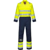 Portwest BIZ7 Warnschutz Anti-Static Bizflame Pro Overall Yellow/Navy Gr. L