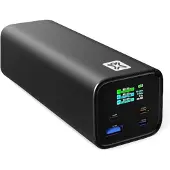 Xtrememac X-Power Max - Powerbank - 27000 mAh - 140 Watt - Power Delivery 3.1, QC - 3 Ausgabeanschlussstellen (2 x USB-C, USB)