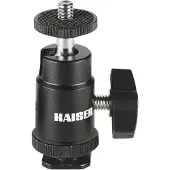 Kaiser Kugelgelenk HS mit Aufsteckfuß und 1/4"