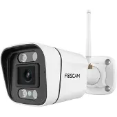 Foscam V8P WLANÜberwachungskamera Weiß - Netzwerkkamera
