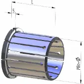 Rohm R-Hülse KFR-01 SPK0 GL 40, D:24,7