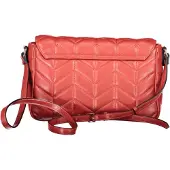 Valentino Elegante Rote Damentasche mit Verstellbarem Gurt & Recyceltem Material