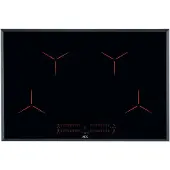 AEG IPE84531FB, Schwarz, Integriert, 78 cm, Zonen-Induktionskochfeld, Glas, 4 Zone(n)
