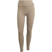 Adidas Trainingstights PERFORMANCE "OPT 7/8 L", Damen, Gr. M, N-Gr, beige (chalky braun, normal, gr.), Obermaterial: 73% Polyester, 27% Elasthan, Hosen Trainingstights