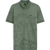 BOSS für Herren. 50548325 Polo Clash PLKT grün (S), Lässig, Polyester, Kurzarm