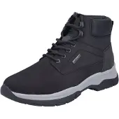 Rieker 30241-00 Herren Schnürstiefel schwarz Lederkombination weit - Größe: 46