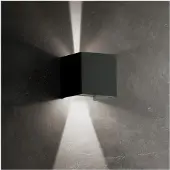 Zafferano IP54 6,5W Cubetto LED-Wandleuchte mit verstellbaren Lamellen Weiß