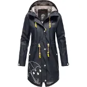 NAVAHOO Outdoorjacke "Dancing Umbrella Damen Jacke B924", Damen, Gr. S, blau (navy), Obermaterial: 70% Polyester PES. 30% Polyurethan PU., Jacken Outdoorjacke