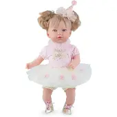Marina & Pau Alina Party Weichkörperpuppe Im Koffer 45 Cm One Size