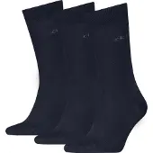 Calvin Klein Socken "CK MEN SOCK", Herren, Gr. 43-46, schwarz (navy), Baumwollmischung, normal, Socken Socken, uni, Cotton-Mix, breiter Bund