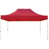 TOOLPORT 03x4,5m Faltpavillon, Gazebo PROFESSIONAL 40mm red