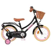Volare Excellent Kinderfahrrad - Mädchen - 14 Zoll - Schwarz
