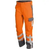 Kübler unisex Warnschutzhose PSA SAFETY X7 warnorange, anthrazit Grösse 28