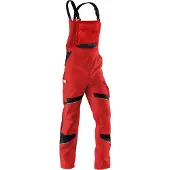 Kuebler Activiq Latzhose Mittelrot/Schwarz 40