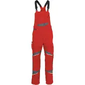 Kübler ACTIVIQ cotton+ Latzhose mittelrot/anthrazit 110 - 3450 3421-5597-110 - mittelrot/anthrazit