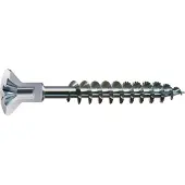 Spax -S Senkkopf Fräsrippen Kopfbohrung 2,5mm Kreuzschlitz Z2 Vollgewinde WIROX, 500 Stück - 0271010450455