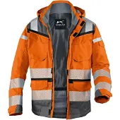 Kuebler REFLECTIQ Wetterjacke SYMPATEX PSA2 1307 - XXL / warnorange / anthrazit