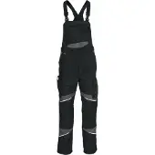 Kuebler Kübler Activiq Cotton+ Latzhose Schwarz/Anthrazit 46
