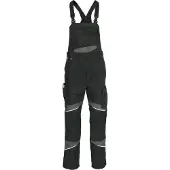 Kübler ACTIVIQ cotton+ Latzhose schwarz/anthrazit 94