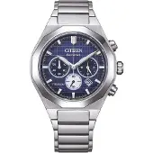 Citizen Chronograph Silber Mit Schraube Kollektion Supertitanio - mann