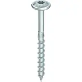 Heco TOPIX-plus - Stahl weiß verzinkt - 8,0x340 mm - Tellerkopf TX40 - Teilgewinde