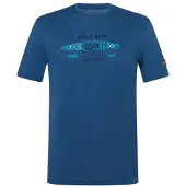 Super.natural - River Pleasure Tee - Merinoshirt Gr S blau