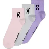 ON - Logo Sock Mid 3-Pack - Multifunktionssocken Gr 43-46 rosa