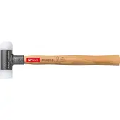 PB Swiss Tools Rückschlagfreier Hammer, mit Nylon-Einsätzen, Hickory-Stiel, 22 mm