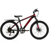 Generation Baturo Mountainbike 24-Zoll - Rot - Schutzbleche