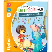 Ravensburger Kinderbuch "tiptoi Meine Lern-Spiel-Welt Konzentration und Wahrnehmung", bunt (weiß, neutral), B:24,5cm H:27,8cm, Bücher, Kinderbuch