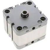 AirTec ISO 21287 Kompakter doppeltwirkender Zylinder 80-20mm - Magnetisch