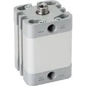 AirTec ISO 21287 Kompakter doppeltwirkender Zylinder 100-300mm - Magnetisch