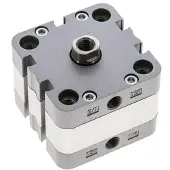 AirTec ISO 21287 Kompakter doppeltwirkender Zylinder 50-5mm - Magnetisch