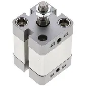 AirTec ISO 21287 Doppeltwirkender Kompaktzylinder 25-15mm - Magnetisch - Außengewinde