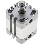 AirTec ISO 21287 Doppeltwirkender Kompaktzylinder 32-15mm - Magnetisch - Außengewinde