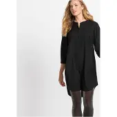 Bonprix Blusenkleid für modischen Auftritt, aus Polyester, Regular Fit, mit 3/4-Ärmeln