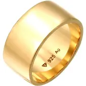 Elli Ring Stacking Bandring Basic Trend 925 Sterling Silber Elli Gold