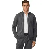 Hackett London für Herren. HM581309 Sweatshirt aus grauem Baumwollfleece (3XL), Lässig, Baumwolle