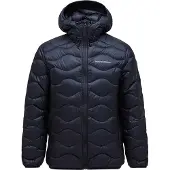 Peak Performance - Helium Down Hood Jacket - Daunenjacke Gr L blau/schwarz