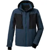 Killtec Herren Skijacke/Funktionsjacke mit abzipbarer Kapuze und Schneefang KSW