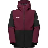 Mammut - Linard Guide Hardshell Hooded Jacket - Hardshelljacke Gr S rot/schwarz