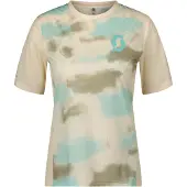 SCOTT Tee W's Trail Vertic SS cotton white/miami green (8014) S