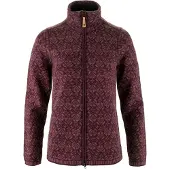 Fjällräven - Women's Snow Cardigan - Wolljacke Gr L rot