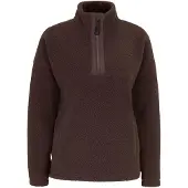 Venice beach Sweatshirt "1/4 Zip Sweat SARAH", Damen, Gr. XL (44), braun, Obermaterial: 100% Polyester, Sweatshirts Sweatshirt, sportlicher Stil, für den Alltag, aus Polyester
